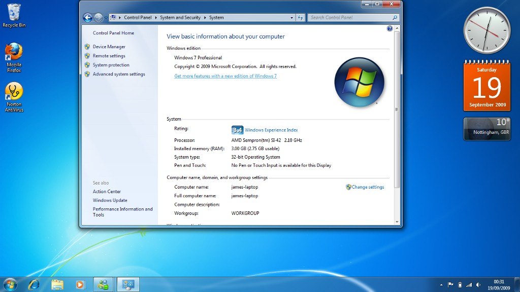Windows 7 Home Premium Computers